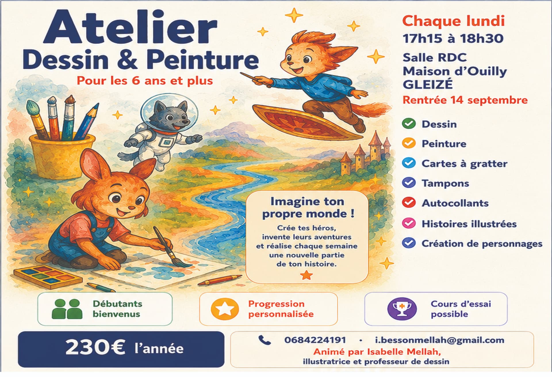 Atelier Dessin & Peinture — enfants