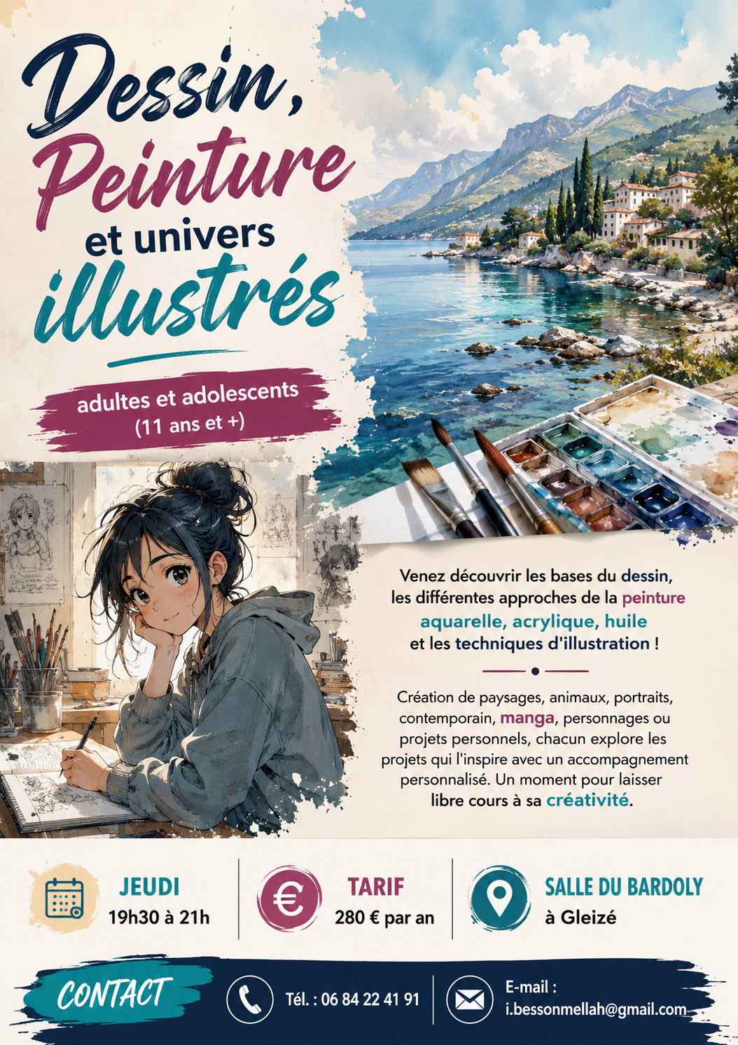 Dessin, Peinture et univers illustrés