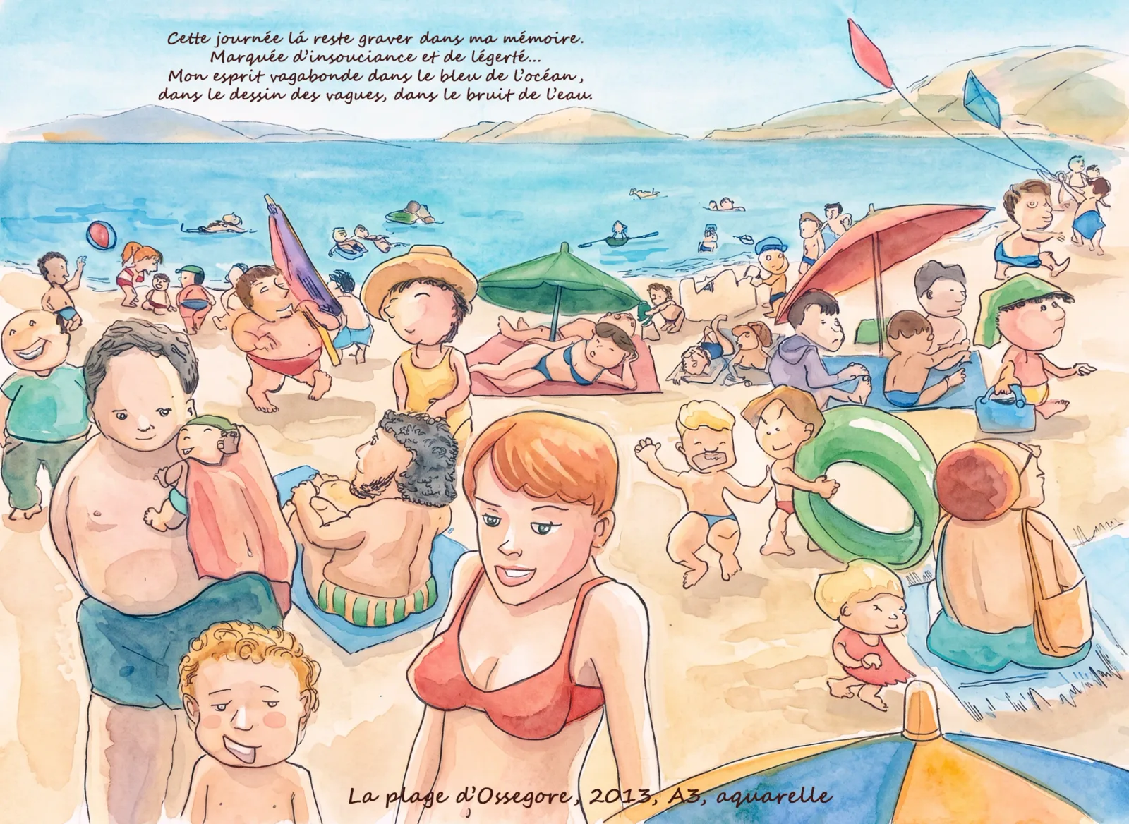 La plage d'Ossegore