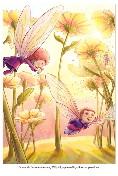 Couple de lutins volants